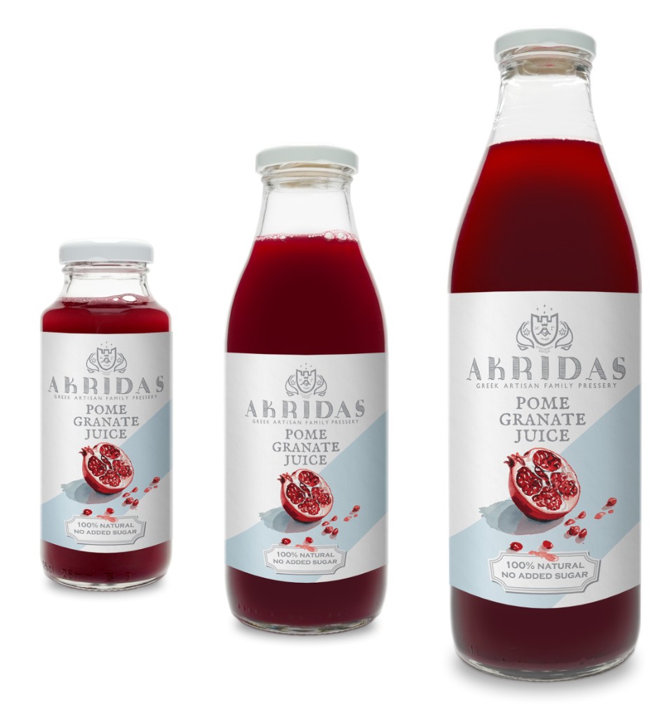 100% natural pomegranate juice